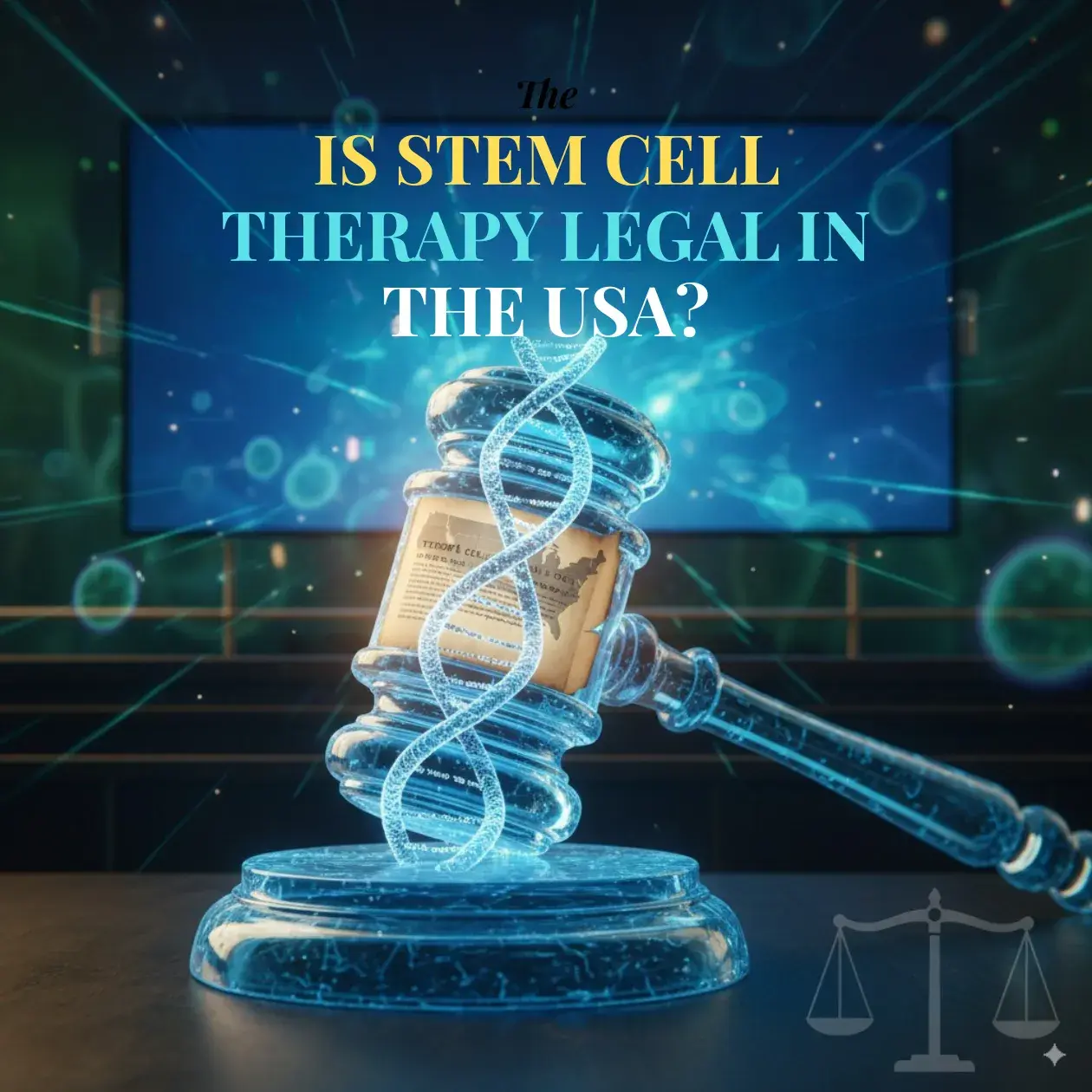is stem cell therapy legal in the U.S.?