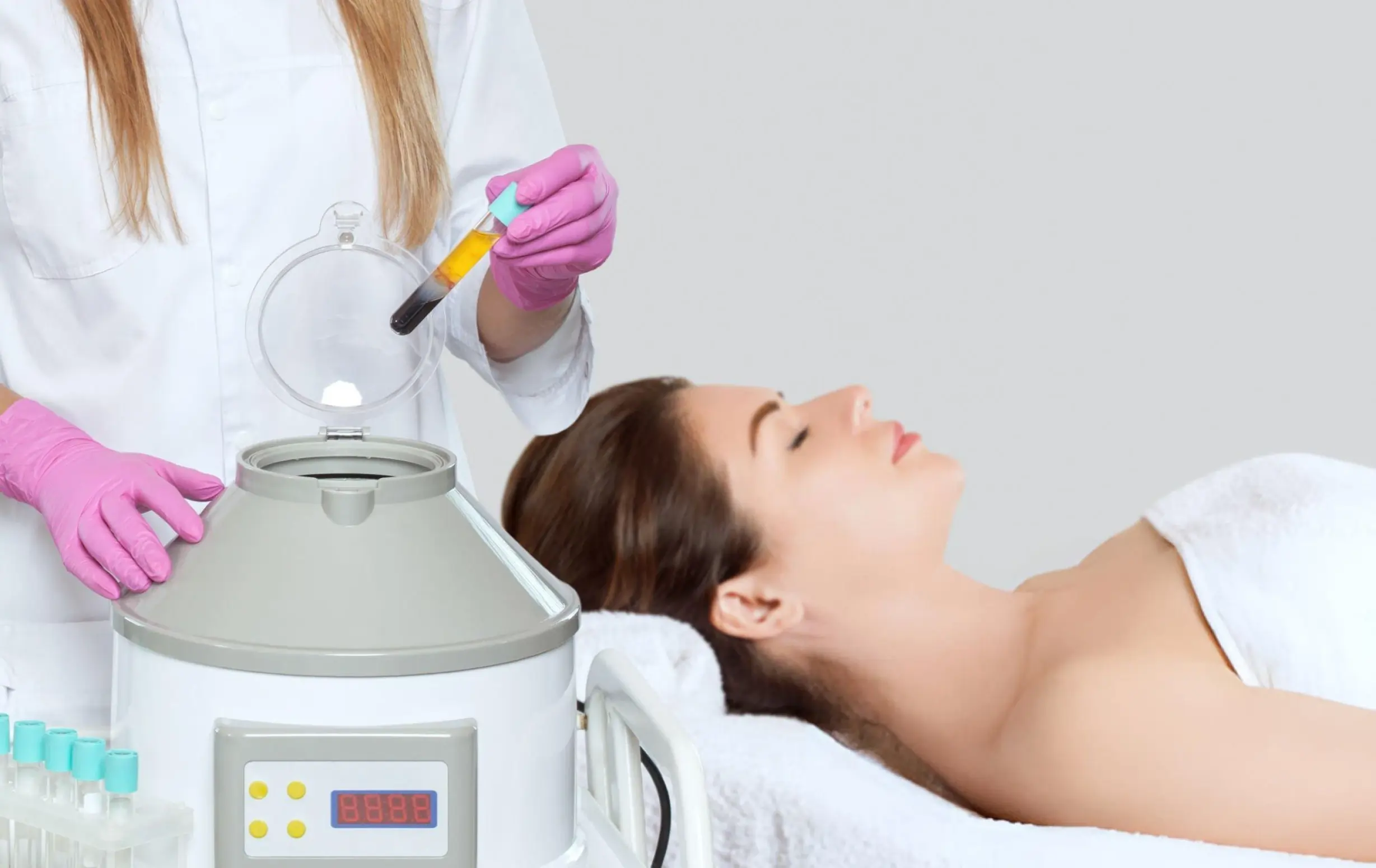 A detailed medical illustration shows stem cells and their potential to heal and regenerate various parts of the human body, including the knee, hip, and shoulder joints.